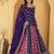 Hot Pink And Purple Double Coloured Zari Embroidered Georgette Lehenga Set