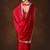 red beads and stones pure chiffon saree