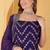 Hot Pink And Purple Double Coloured Zari Embroidered Georgette Lehenga Set