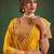 mustard leheriya sequinned  saree