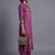 women ethnic motifs embroidered regular patchwork kurta with trousers