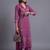 women ethnic motifs embroidered regular patchwork kurta with trousers