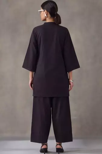 women regular cotton kurta with farshi salwar