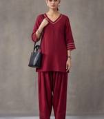 women regular gotta patti kurta with farshi salwar