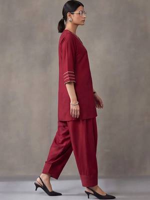 women regular gotta patti kurta with farshi salwar 2