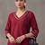 women regular gotta patti kurta with farshi salwar