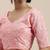 pink pink sequinned border saree