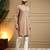 Navy blue armani lachko embroidery sequence work premium designer only kurta