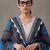 women embroidered regular thread work cotton kurta with trousers & with dupatta