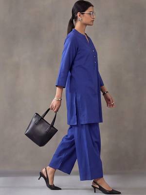 women regular cotton kurta with farshi salwar 2