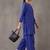women regular cotton kurta with farshi salwar