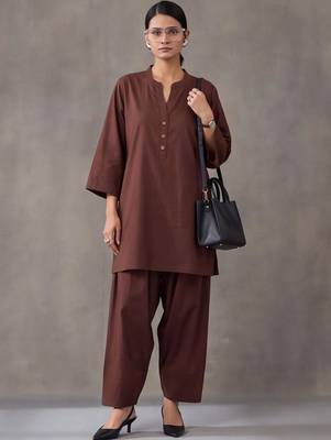 women regular cotton kurta with farshi salwar 1