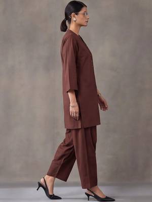 women regular cotton kurta with farshi salwar 2
