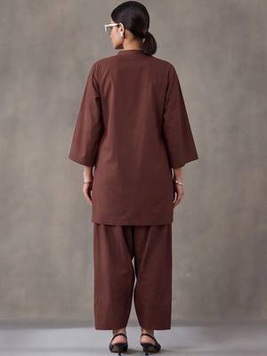 women regular cotton kurta with farshi salwar 3