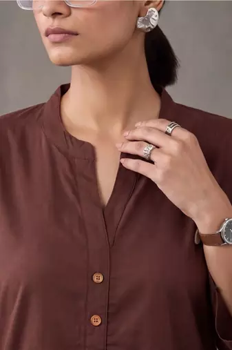 women regular cotton kurta with farshi salwar