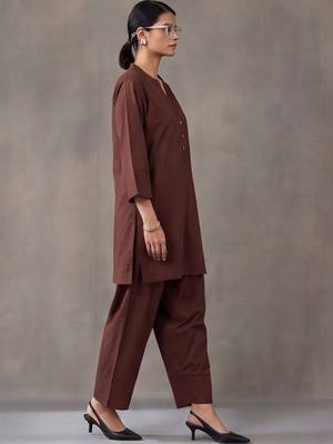 women regular cotton kurta with farshi salwar 6