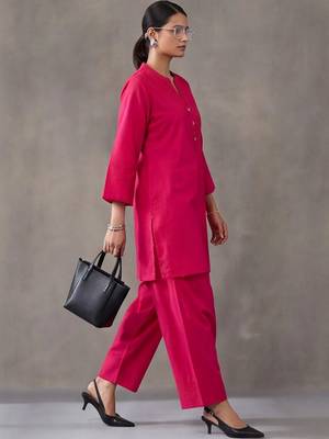 women regular cotton kurta with farshi salwar 2