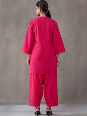 women regular cotton kurta with farshi salwar 3