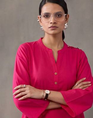 women regular cotton kurta with farshi salwar 5