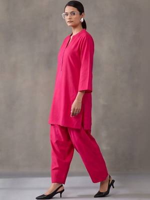 women regular cotton kurta with farshi salwar 6