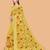 yellow floral embroidered net saree