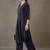 women striped regular kurta with palazzos