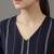 women striped regular kurta with palazzos