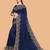 navy_blue floral embroidered net saree