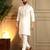 Black royal silk embroidery sequence work premium designer kurta pajama