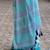 blue striped pure cotton leheriya saree