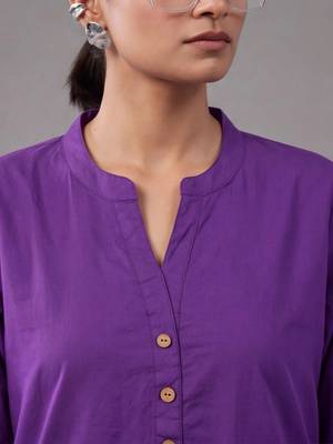 women regular cotton kurta with farshi salwar 4
