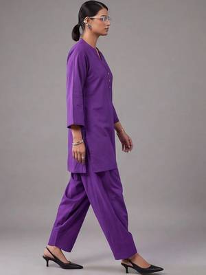 women regular cotton kurta with farshi salwar 6