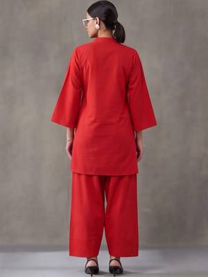 women regular cotton kurta with farshi salwar 3