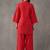 women regular cotton kurta with farshi salwar