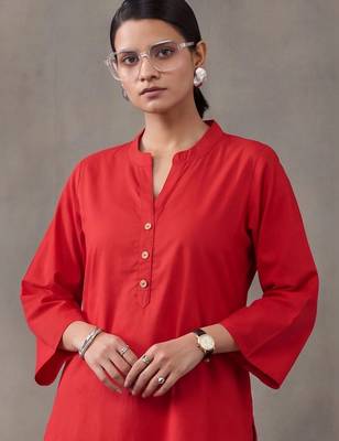 women regular cotton kurta with farshi salwar 5