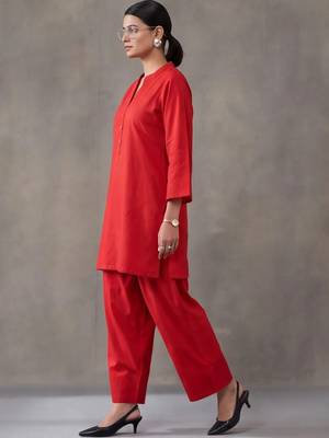women regular cotton kurta with farshi salwar 6