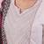 women embroidered thread work cotton kurta with trousers & with dupatta