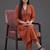 workwear women embroidered kurta with trousers