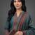 formal women printed kurta with trousers with dupatta