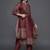 smart women printed kurta with trousers