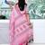 Pink striped leheriya saree