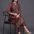 smart women printed kurta with trousers