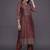 smart women printed kurta with trousers