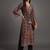 smart women printed kurta with trousers