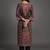 smart women printed kurta with trousers