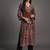 smart women printed kurta with trousers