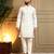 Beige star silk embroidery sequence work premium designer only kurta