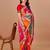 green gotta patti bandhani saree