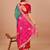 green gotta patti bandhani saree