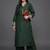structured women embroidered kurta with palazzos